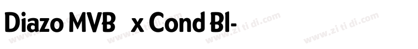 Diazo MVB Ex Cond Bl字体转换